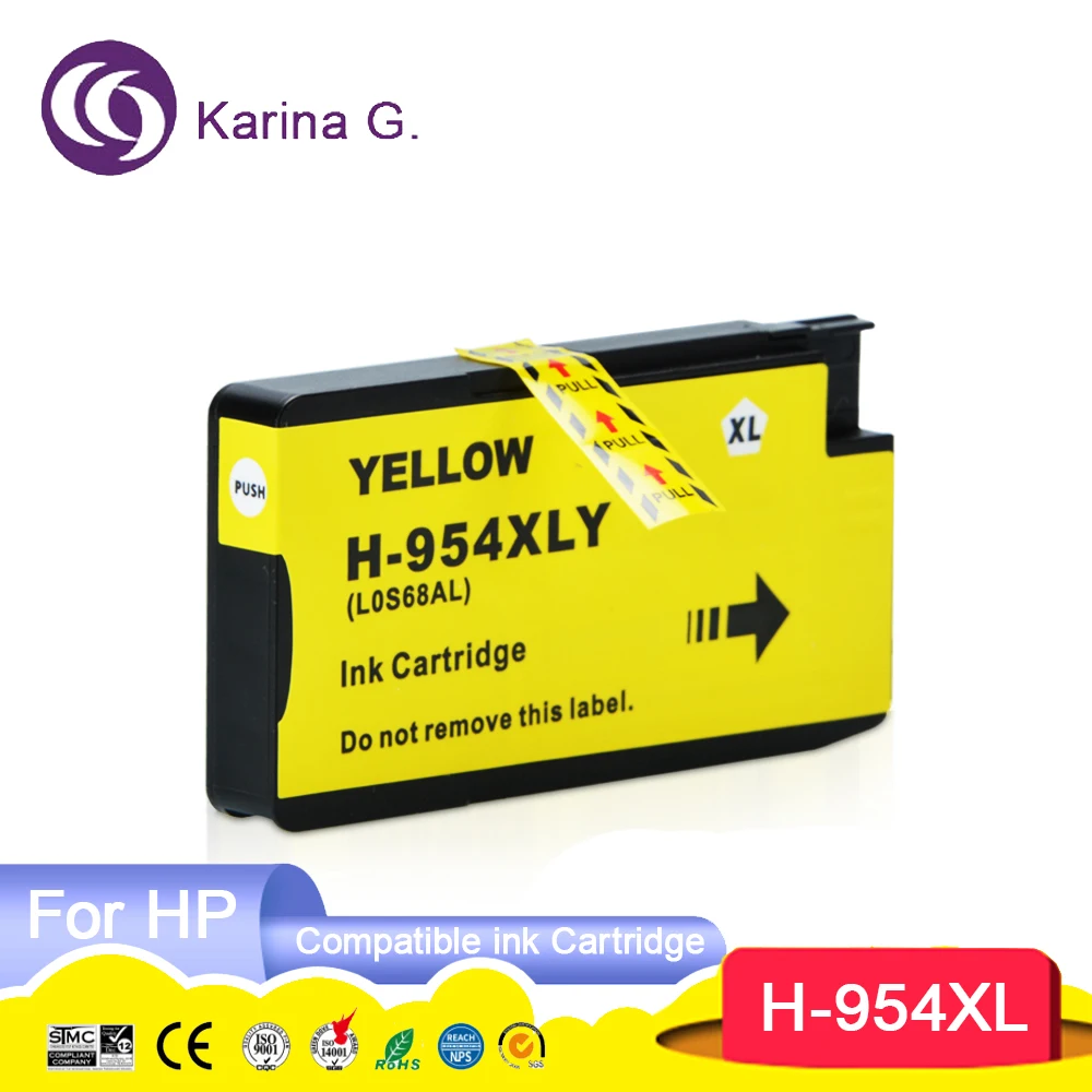 954 958 XL 954XL 958XL Premium Compatible Color Inkjet Ink Cartridge for 954 95