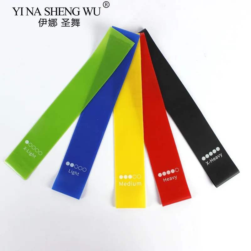 Fascia di resistenza Fascia per esercizi Fasce per esercizi per fitness a casa Stretching Allenamento per la forza Terapia fisica Fascia elastica per allenamento 6