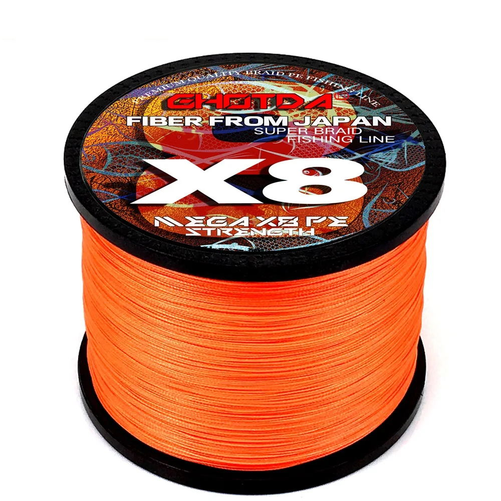 

Леска плетеная 8-жильная для ловли карпа, 1000/500/300 м