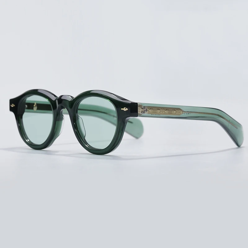 

2024 New Acetate Spectacle frame Men And Women High Quality Fashion Designer UV400 BALZAC Personalized Retro Sunglasses