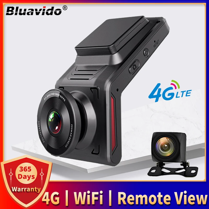 Bluavido 4G hidden dash camera GPS tracking Support Live Remote