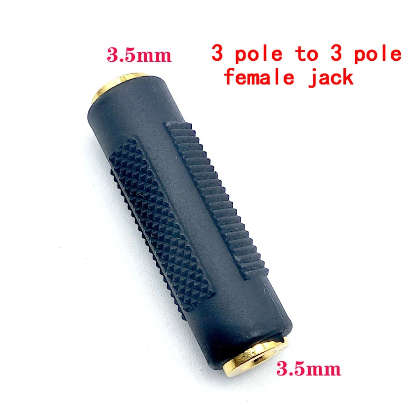 

1pcs 3.5 mm Female to 3.5mm Female Jack Stereo Coupler Adapter
