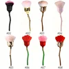 1PCS Flower Nail Brush For Manicure Rose Nail Art Brush Nail Accessories Tools Popular Round Gel polish Dust Cleaning Brushes 1
