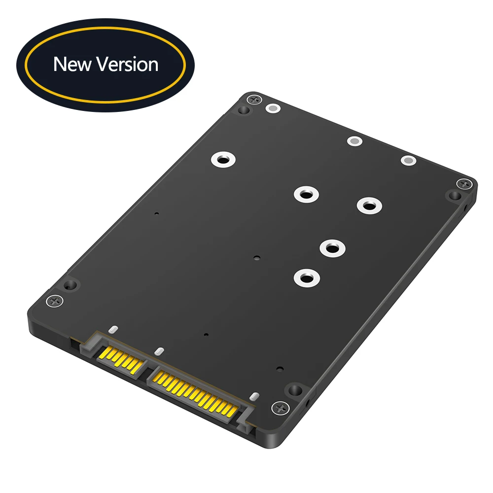 M.2 Solid-state SSD to Sata3 External Hard Disk Box, Ngff Msata to Serial Port Conversion Card, Dual-Use, Two-in-One