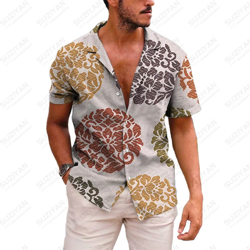 

Hawaii Fashionable Swimming Shirts For Men Breathable Casual Online Hot Sale Urban Style New Arrivals Men'S-Shirts Arabic