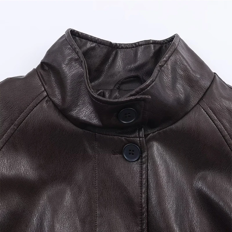 Elegant Faux Fur Collar Women's Coat Suede Single Breasted Winter Jackets Women 2025 Autumn Chic Street Office Lady Outerwear ﻿