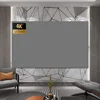 VEIDADZ Projector Screen 60 72 84 92 100 110 120 130 133inch 16:9 Foldable Anti-Light Grey Reflective Cloth for Home Party Movie