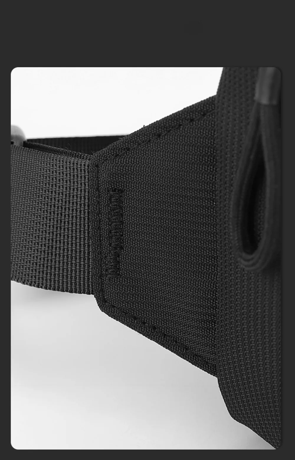 Lässige Oxford-Herren-Brusttasche, schwarzer Reißverschluss, Sport-Handytasche, leichte Reisetasche mit großer Kapazität – Detail 10
