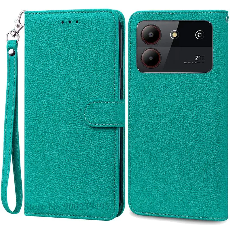 Elegant Leather Wallet Flip Case - Premium Phone Cover with Bumper Protection