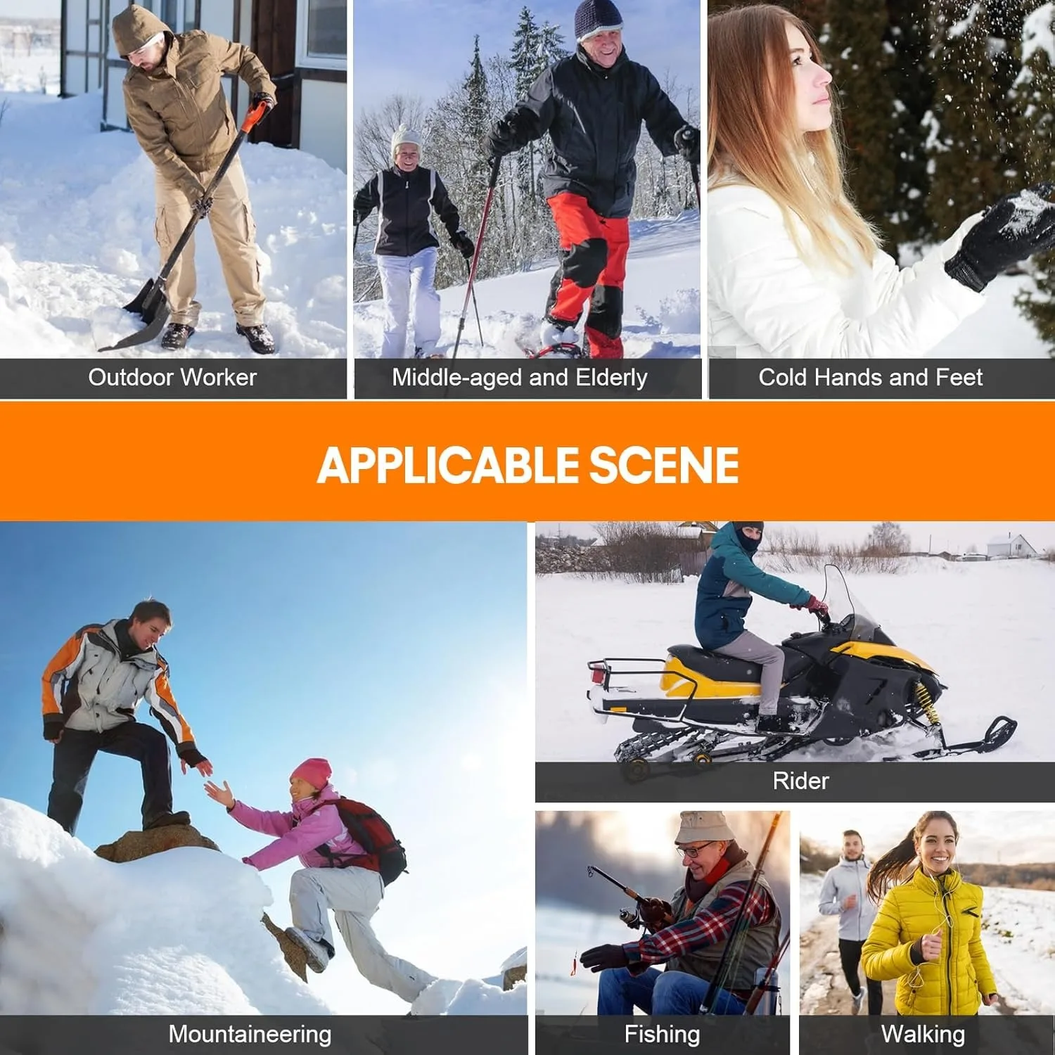 Electric Heated Socks 6000mAh 5