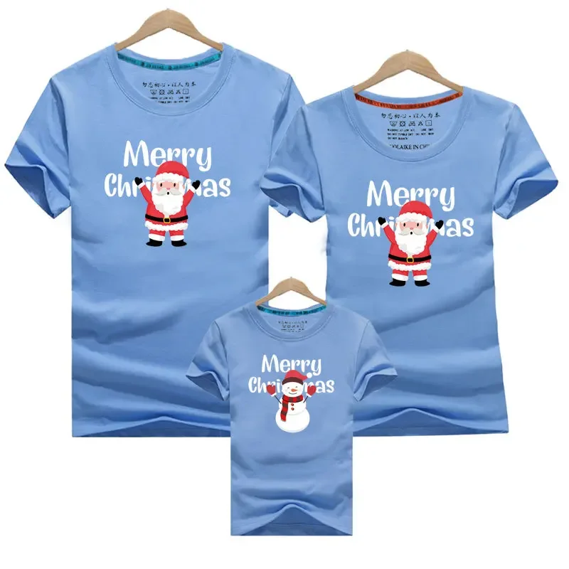 thumbnail image 1 of Camisetas familiares a juego de Navidad Camisetas para mamá, papá, niños Ropa de algodón para niños, 1 of 5