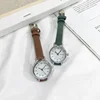 Fashion Hot Sales White Small Watches Brand Ladies Quartz Wristwatch Simple Retr Femme with Leather Band Clock 3