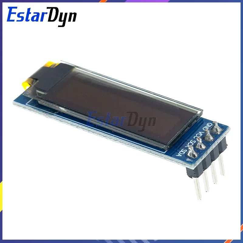 Display OLED 0.91 Pollici Blu - Modulo 128x32 Per Arduino, C51, STM32 (Confezione Da 5pcs) - Foto 6