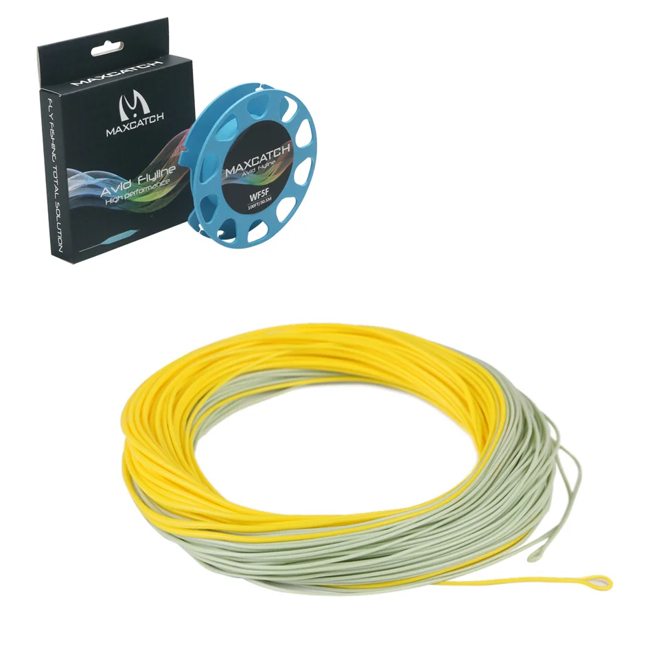 Maximumcatch Nymph Fly Fishing Line Weight Forward With Welded Loops 90FT  2/3/4/5/6/