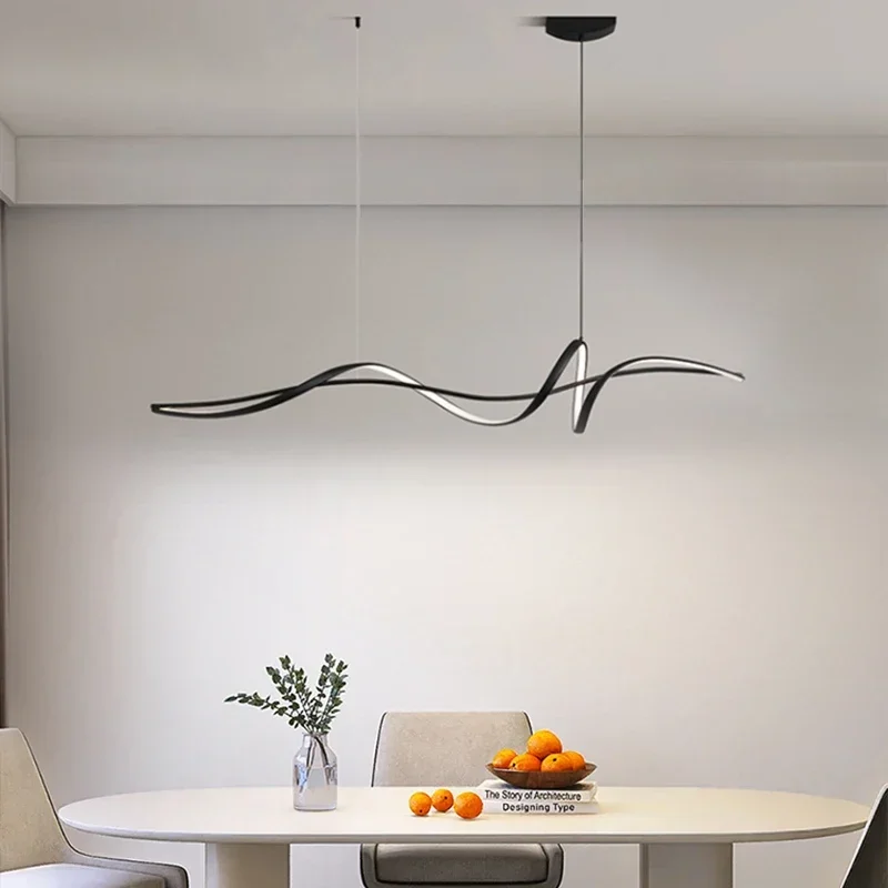 Modern Simple Led Pendant Lights for Dining Room Retaurant Living Room Bar Table Lamp Minimalism Home Fixture Interior Lighting pendant lights pendant lamp rope pendant lamp