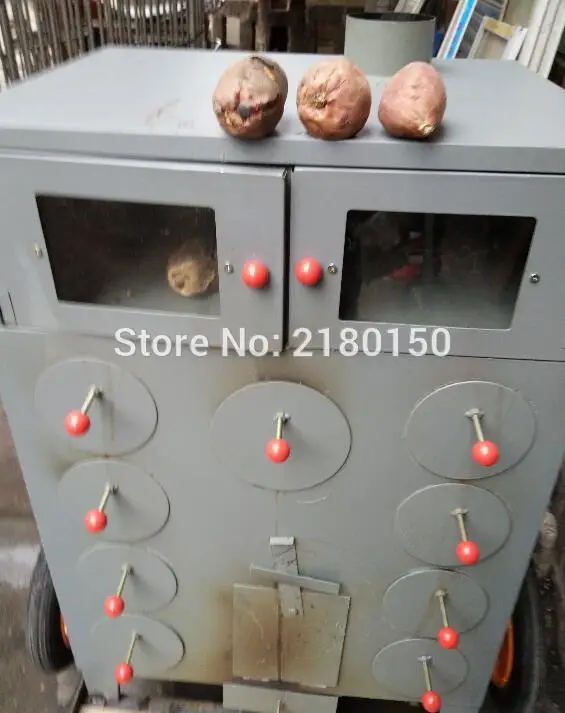 Commercial Sweet Potato Roaster 9 Holes Corn Over Upgrade Highbake Multihole Roasting Machine For Chestnut, Potato Baker