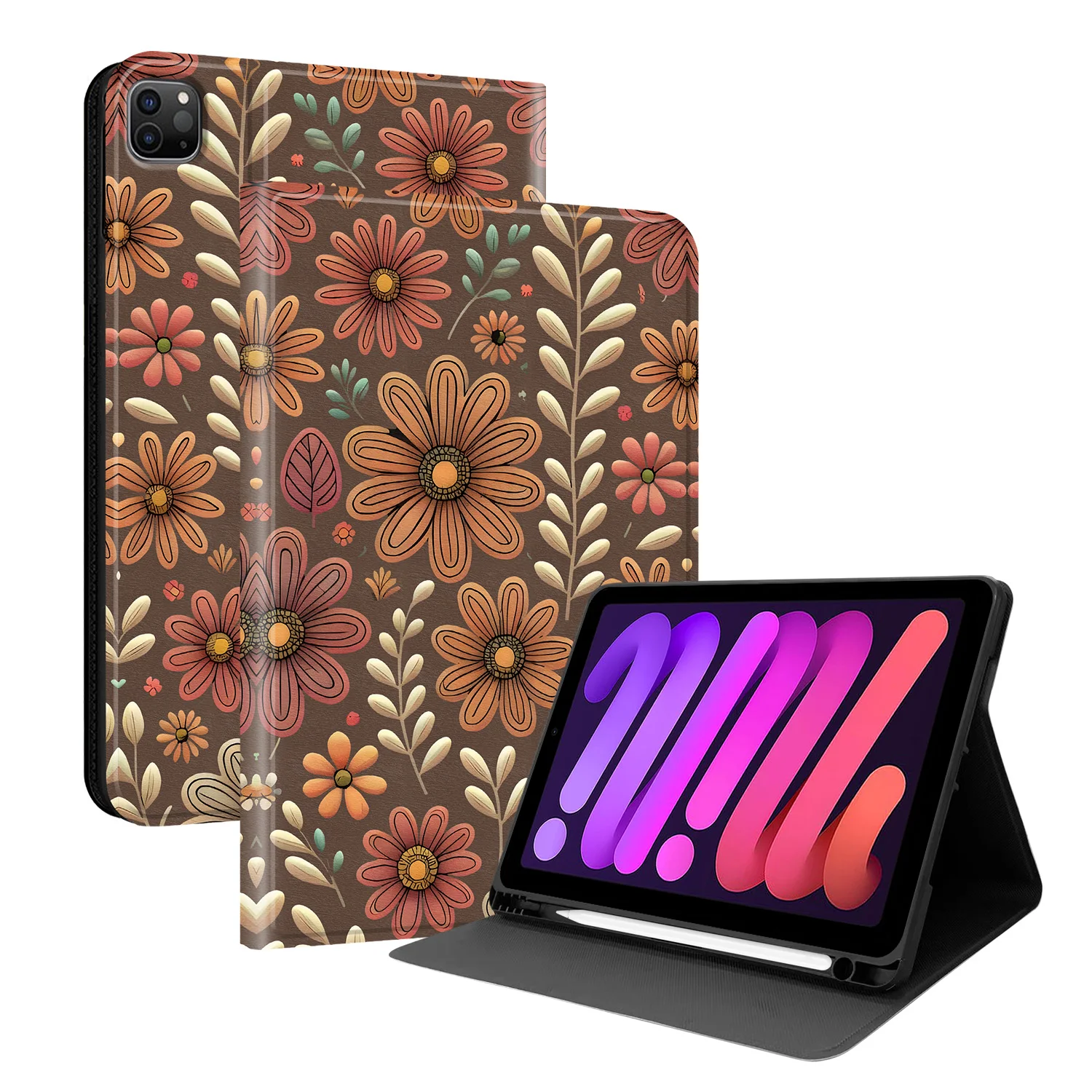 Premium Leather Tablet Case with Stylus Holder
