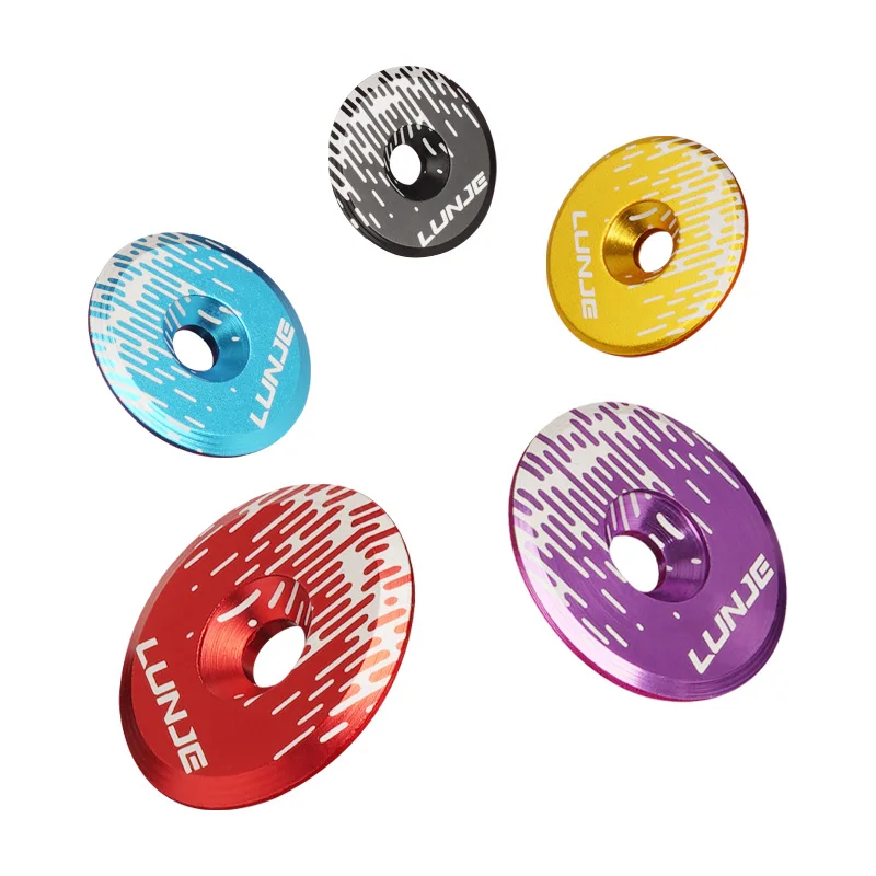 Bicycle Headset Cap Burnt MTB Road Bike Stem Headset Top Cover with Screw for 28.6mm Fork Head Tube Cycling Accessories bicycle head cap