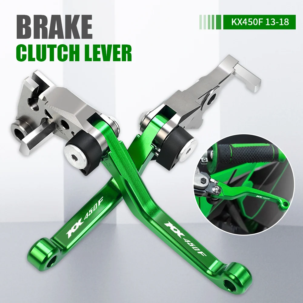 

For Kawasaki KX450F KX 450F 2013 2014 2015 2016 2017 2018 2019 Motorbike CNC Dirt Bike handle Levers Folding Brake Clutch Lever