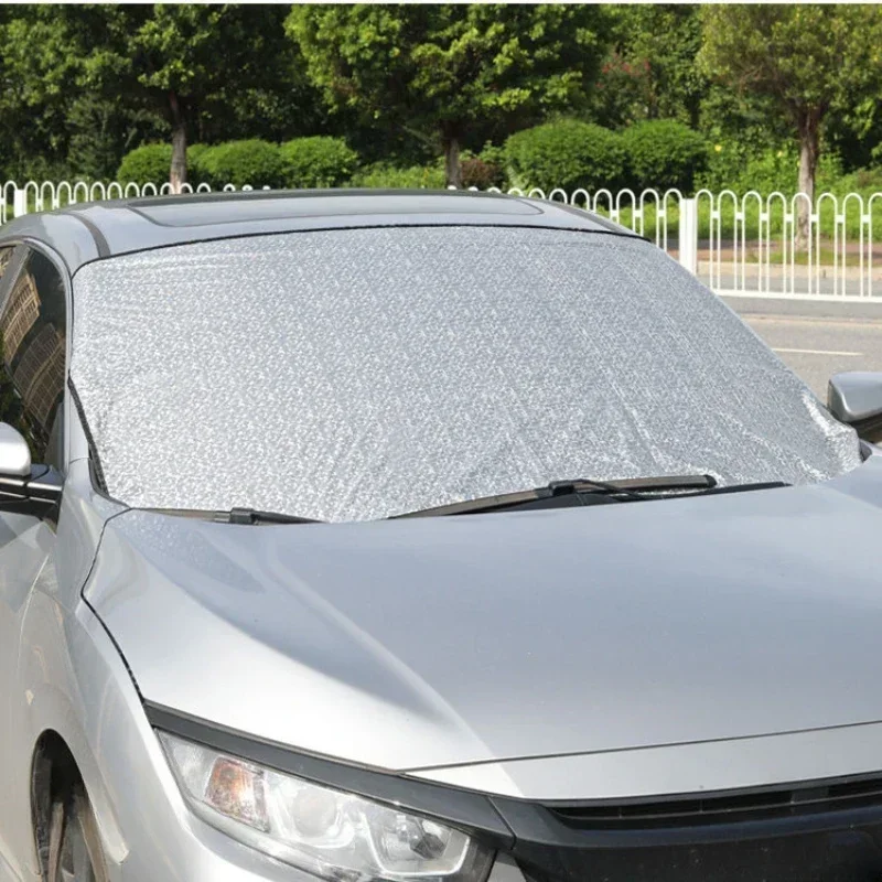 Windshield Sunshade Car Front Window Screen Cover Auto Sun Cover Car Windshield Shade Dust Protector Anti Snow Frost Ice Shield Windscreen Cove
