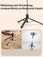 67-inch Selfie Stick with Reinforced Tripod Multifunctional Retractable Portable Cell PhoneTripow ithRemote Control - Image 5