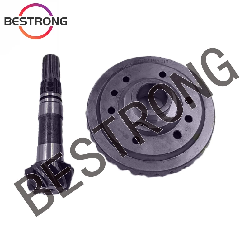 

FT254.31F.127 INPUT SPIRAL BEVEL GEAR SHAFT FT254.31F.144 BIG BEVEL GEAR for FOTON TE254 FT254 FT244 tractor spare parts