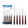 5 Pack Stainless Steel Oil Painting Knives Artist Crafts Spatula Palette Knife Scraper Drawing Art Tools Stationery Supplies 1
