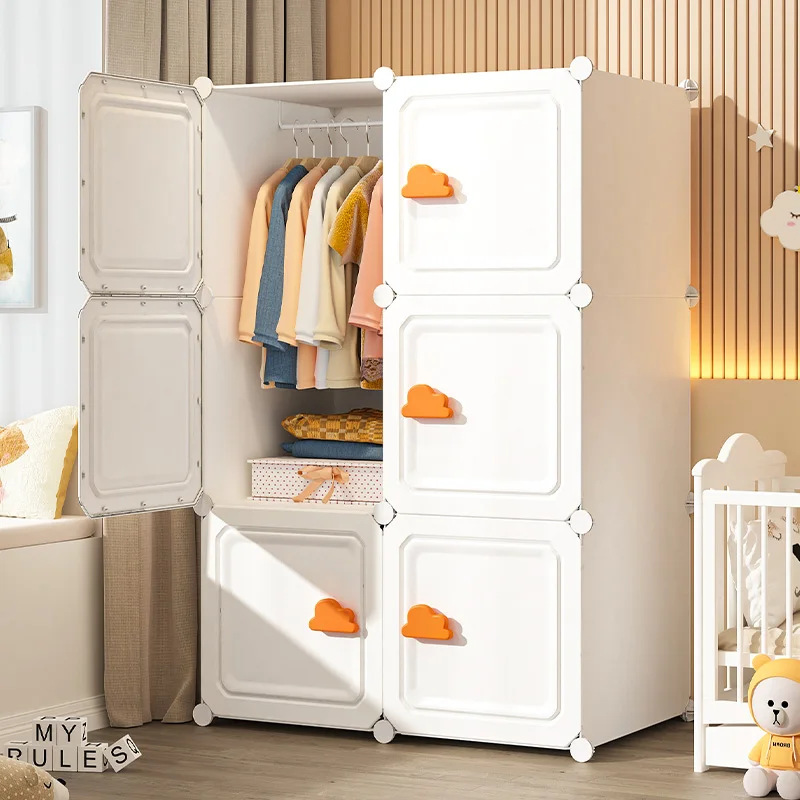 Designer Cabinet Kid Toddler Wardrobe Clothes Drawers Children Furniture Plastic Food Baby Puerta Corredera Children's Kids