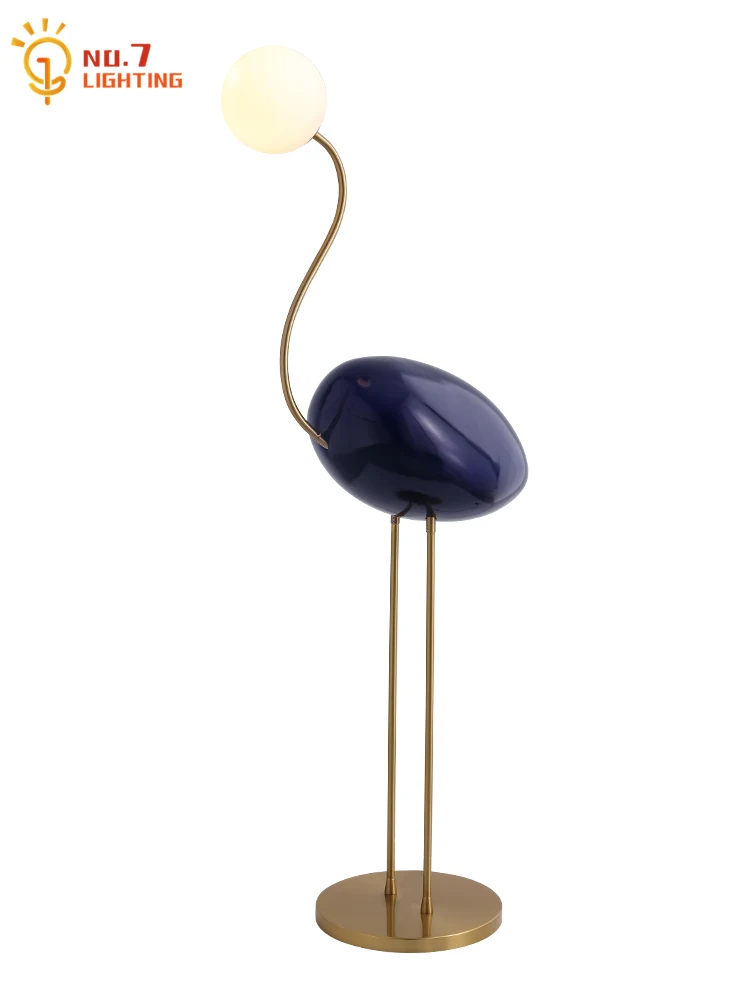

Nordic Design Luxury Art Decor Flamingo Corner Floor Lamp for Living Room Led E27 Vertical Lamp Stand Sofa Bedroom Bedside Study