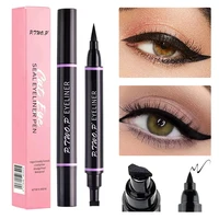 P.TWO.P Stamp Eyeliner Pencil 1 Pcs Double-ended Waterproof Quick Drying Long-Lasting Liquid Eyeliner Makeup Eyes Cosmetics Tool 1