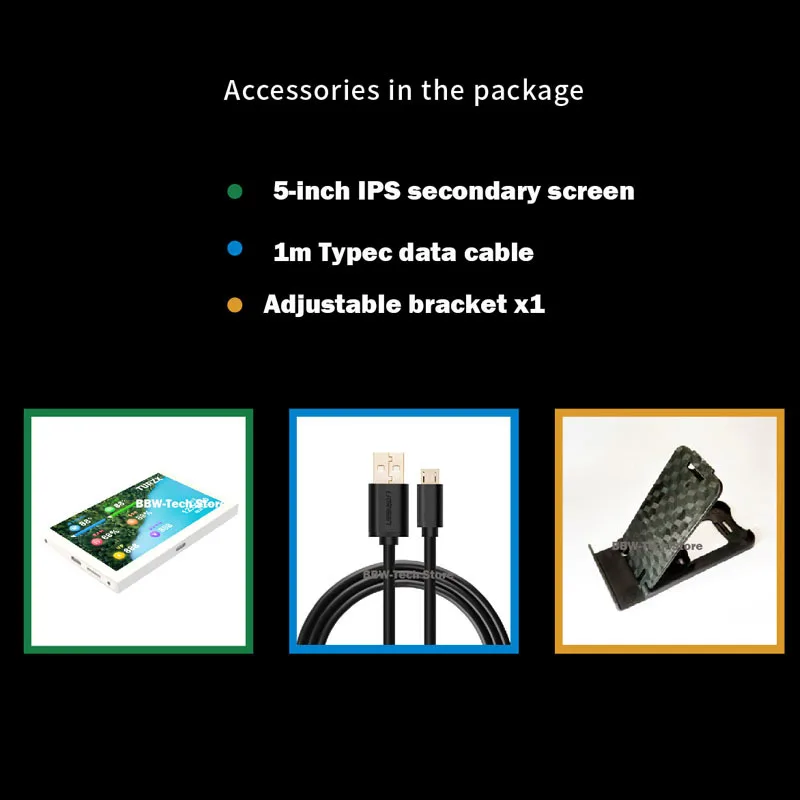 5 ġ IPS TYPE-C PC ̽ , DIY 480x800 ̴ ǻ  ȭ, CPU GPU RAM HDD ͸ USB  AIDA64