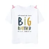 Big Brother Est 2025 Print Kid T-Shirt Child Summer T Shirt Tops Pregnancy Announcement Boys Shirts Toddler Short Sleeve Clothes 3