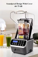 Machine commerciale Smunvétérans wn ie, machine à milkshake aux fruits Ju479, panneau anglais, faible bruit, mélangeur de glace de cuisine, centre commercial, 2200W 3
