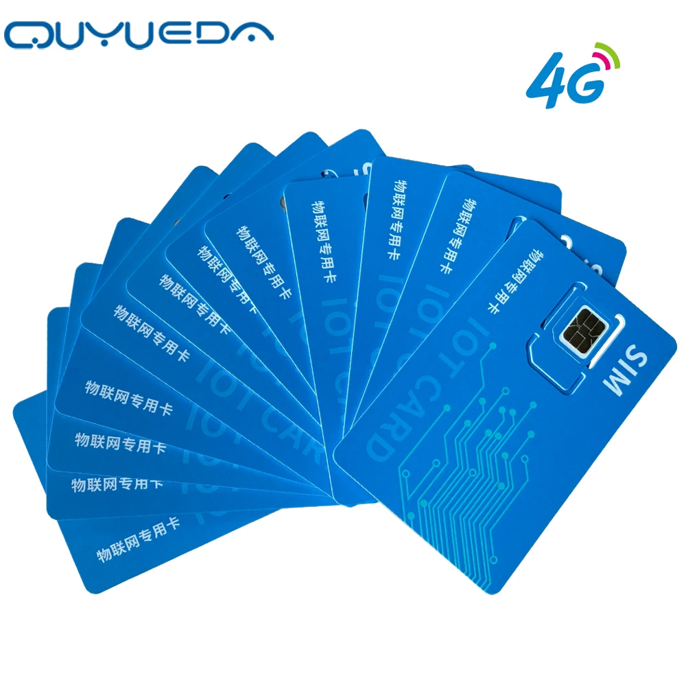 4G Sim Card Global Romaing Smart M2M IOT Card For GPS Tracker Iot Device High Speed Low Consuming Jurong 1 year internet traffic