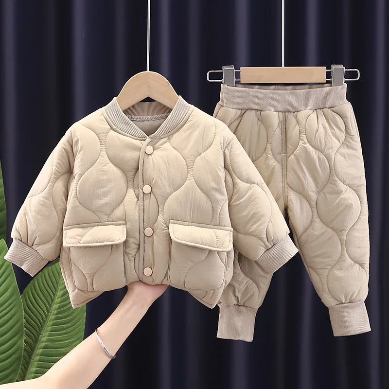 Baby Winter Cotton Jacket & Pants Set 4