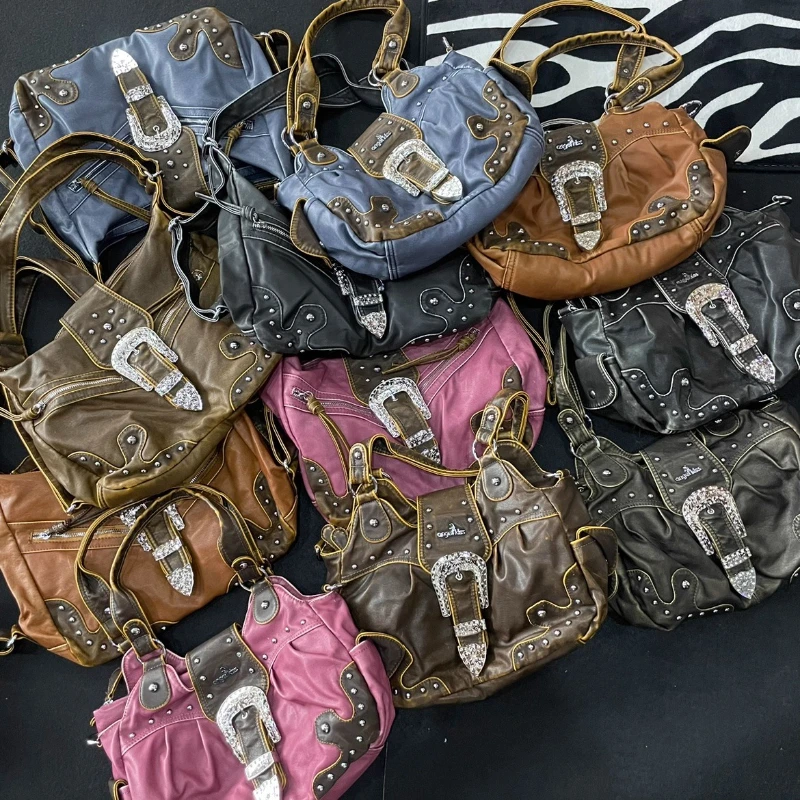 Designer-Marken-Motorradtasche, Einkaufstasche, großes Fassungsvermögen, neue Schulter-Crossbody-Taschen für Damen, Piercier®