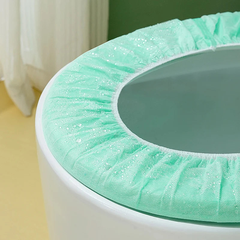 Disposable Toilet Seat Covers Double-Layered and Enlarged Cushion Covers for Toilets Travel Friendly