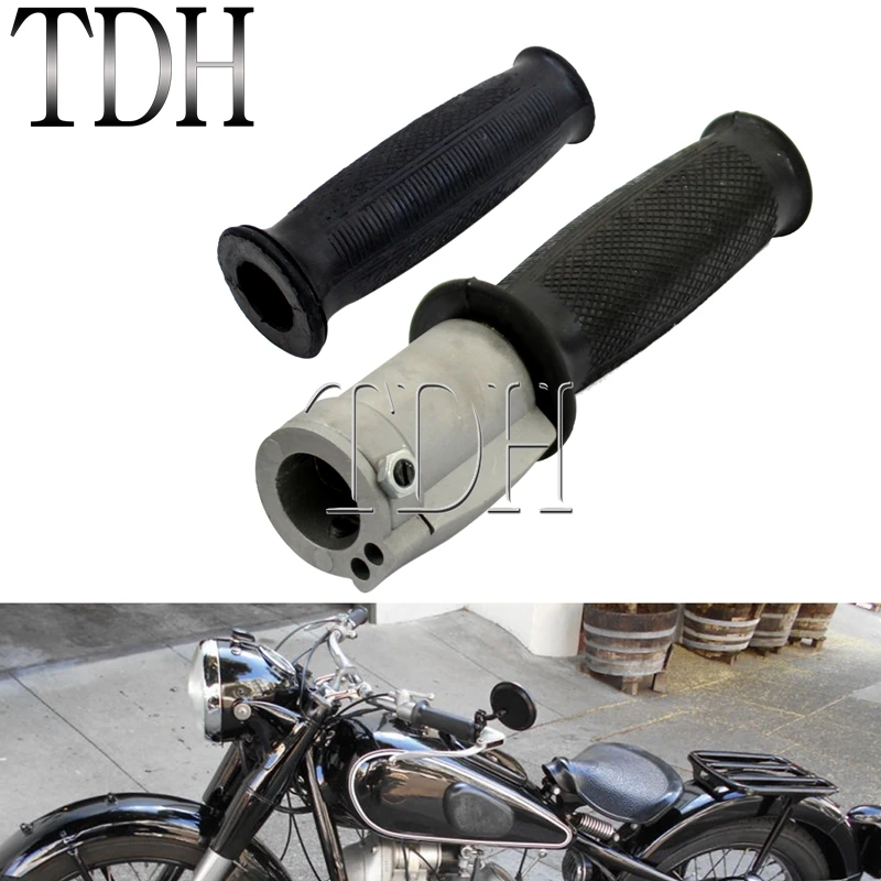 รถจักรยานยนต์ Ural Sidecar Handlebar ด้ามจับคันเร่ง Hand Grips คันเร่ง