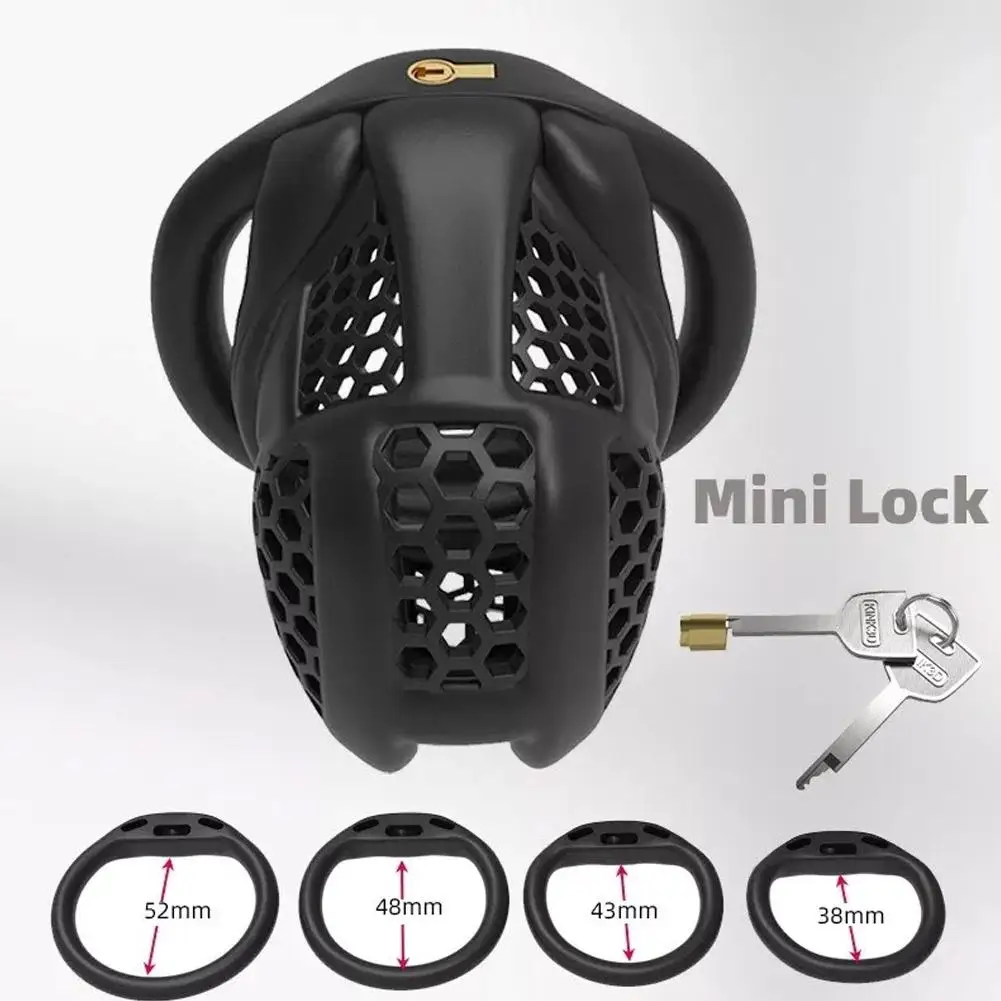 Penis Chastity Cage Chastity Lock Sex Toy Male 4 Size