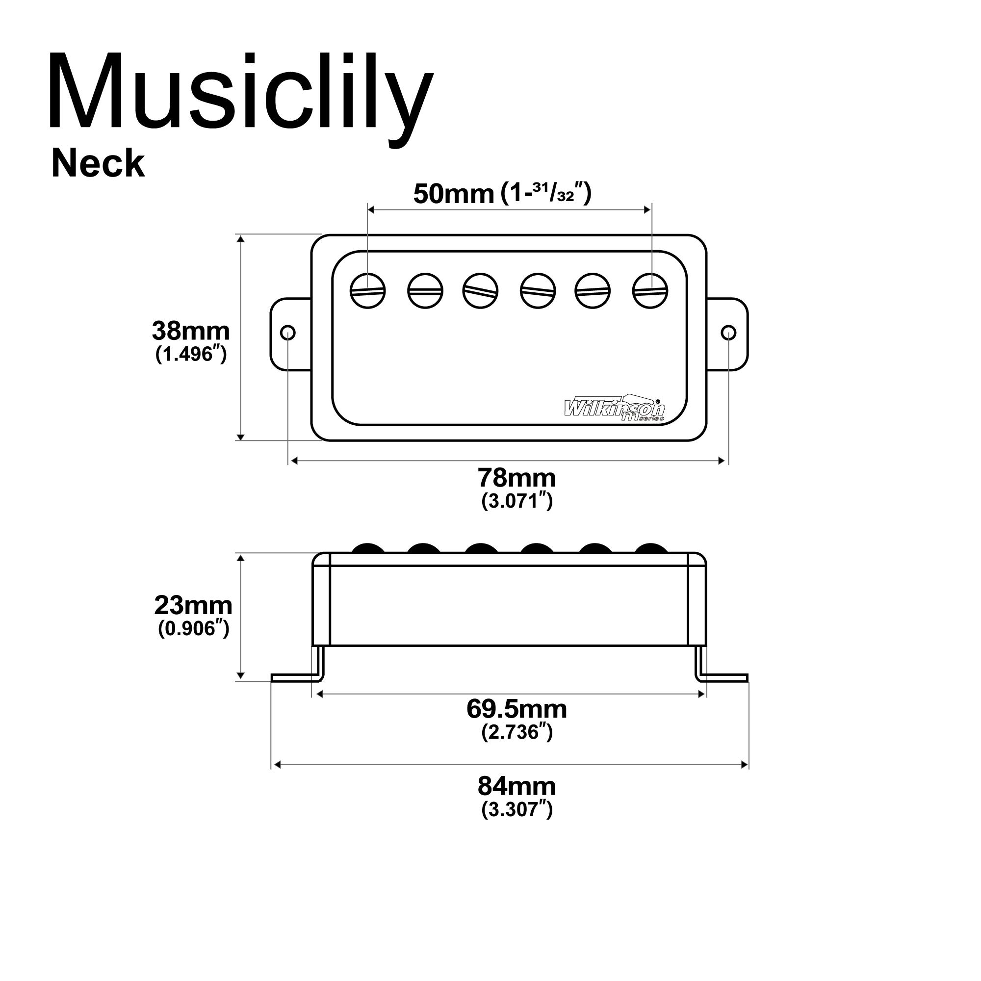 Set Pickup Per Les Paul Artec LPA210 Set Pickup Humbucker Alnico 5 Per Les Paul, SG, ES335 - Cromato Set Pickup Manico Ponte - Foto 6