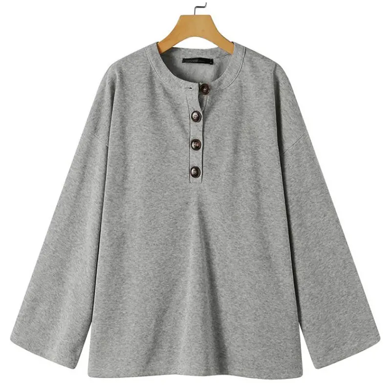 2022 Fashion Women Pant Sets 2 Pieces Spring Suits Casual Long Sleeve Solid Blouse Long Wide Leg Trousers Loose Matching Sets plus size jogging suits