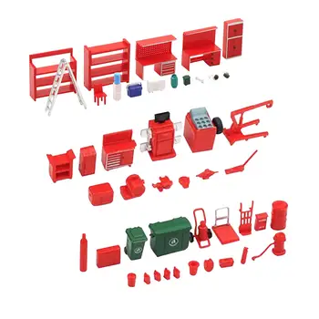 1/64 미니어처 수리점 액세서리, 모래용 모델 장면 액세서리, 15 개