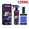 3 In 1 Quick Coating Spray Car Wash Ceramic Spray Waterless High Protection 120ml Car Shield Coating Car Paint Repair Wax Polish 1