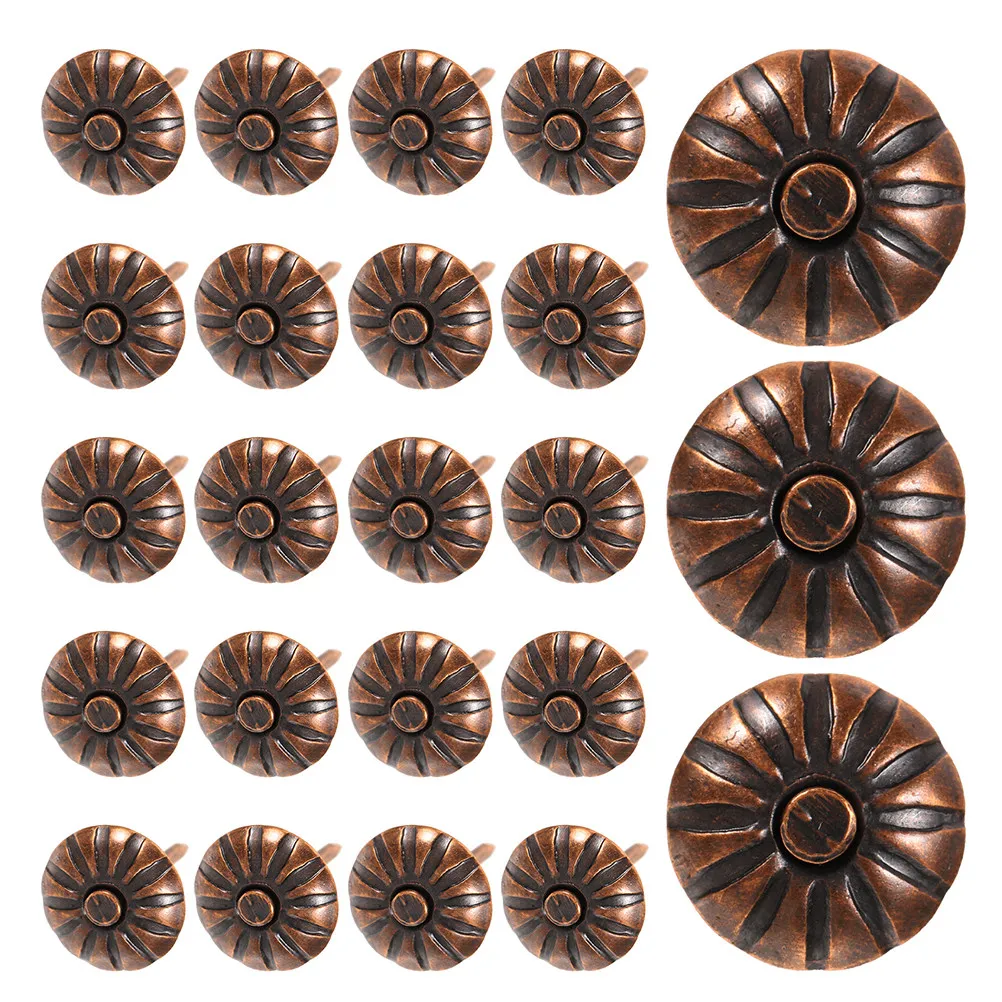 200개 빈티지 장 못, 철제 가구 장 못, 장 푸시핀, 소파 헤드보드 못, 팬시 썸 탭스