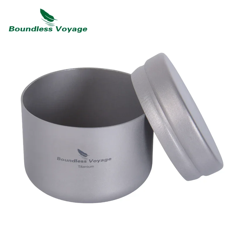 Boundless Voyage Mini Tin Storage Titanium Tea Jar Box Coffee Tea Candy Container Cans Spices Caddies Teaware 35ml