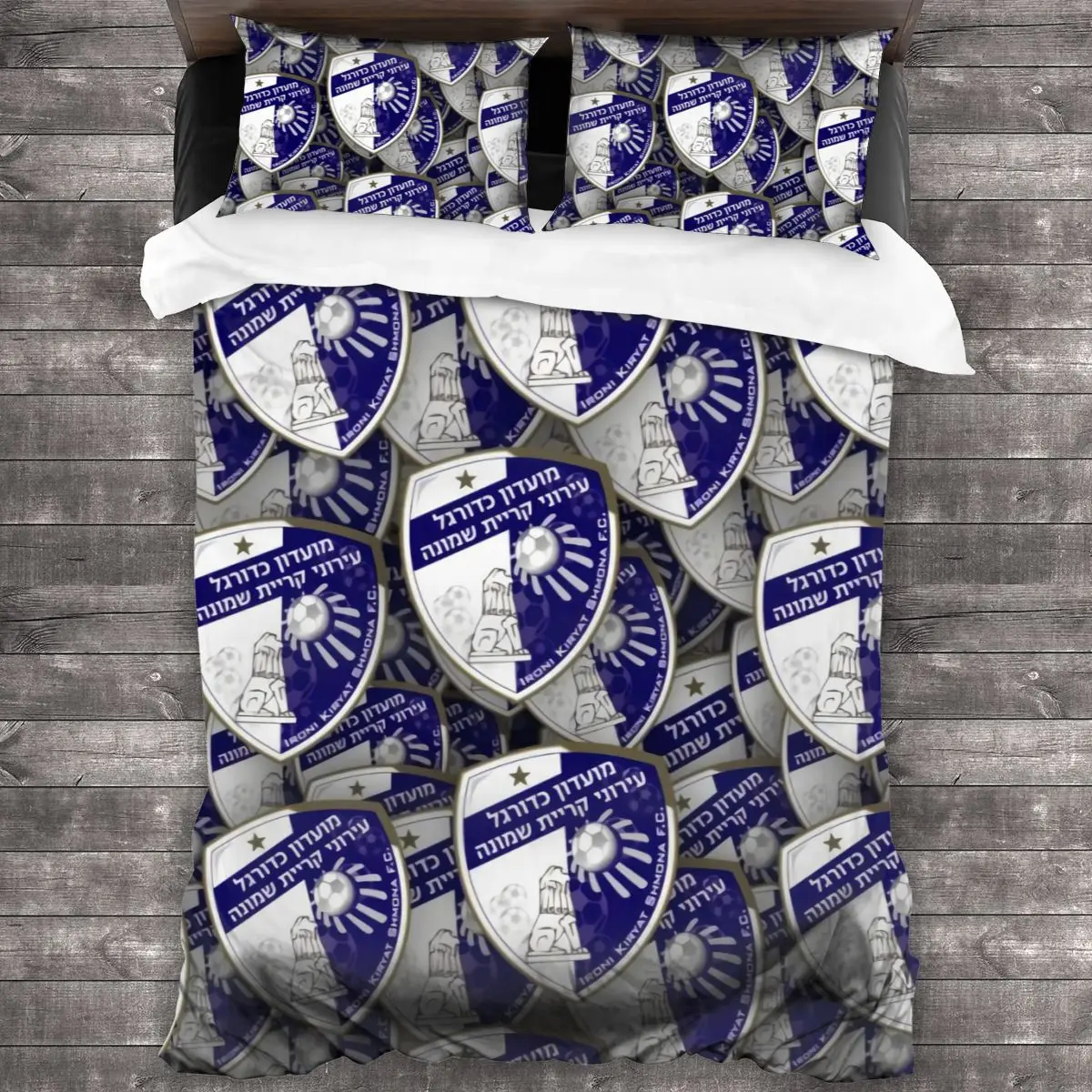 Israel Hapoel Ironi Kiryat Shmona Fc Bedding Set Duvet Cover Pillowcases Comforter Bedding Sets Bedclothes duvetcover set