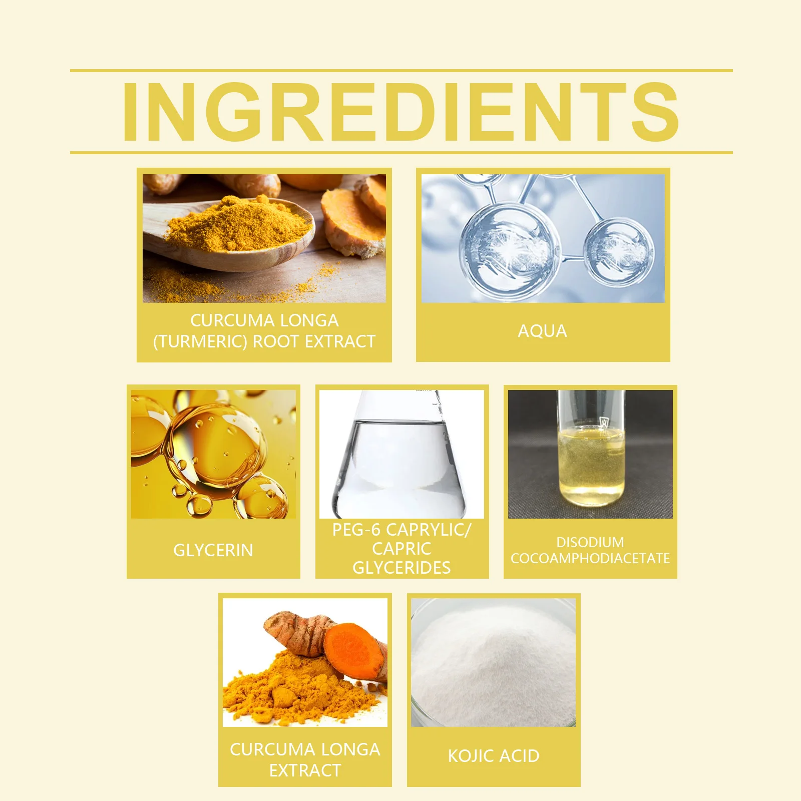 Description Picture 4 of itemHoygi 40pcs Turmeric Cleansing Pads Gentle Exfoliating Face Wipes with Natural Extract Brightening Cotton Discs for Daily Skinca