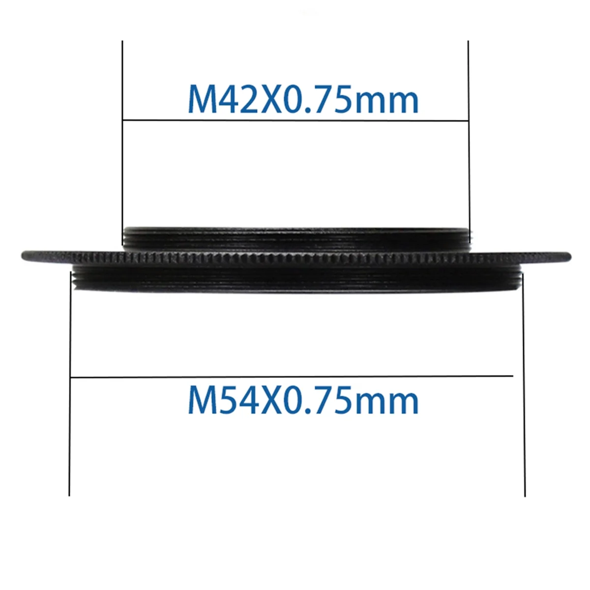 뜨거운 판매 M42 M54 M42x0.75 수나사 M54x0.75 수나사 플랜지 두께 1.5mm 어댑터 링 망원경 사진 부품