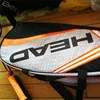 HEAD Tennis Rackets Bag Large Capacity 3-6 Pieces Tennis Backpack Badminton Gymbag Squash Racquet Bag With Separated Shoes Bag 6