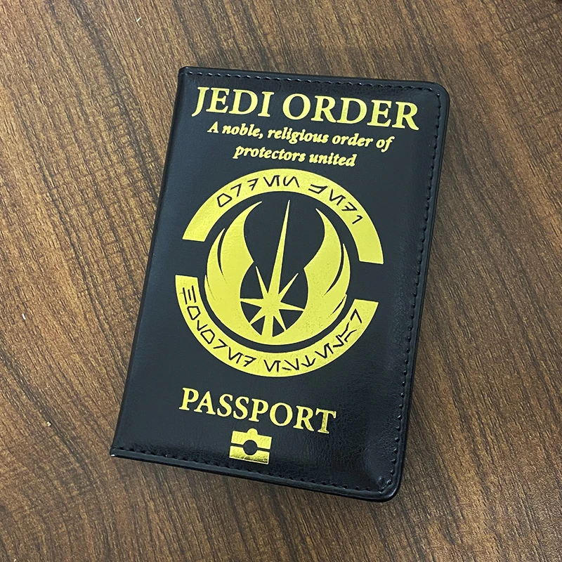 Passport Cover Jedi Order Symbol Logo Case for Passports Pu